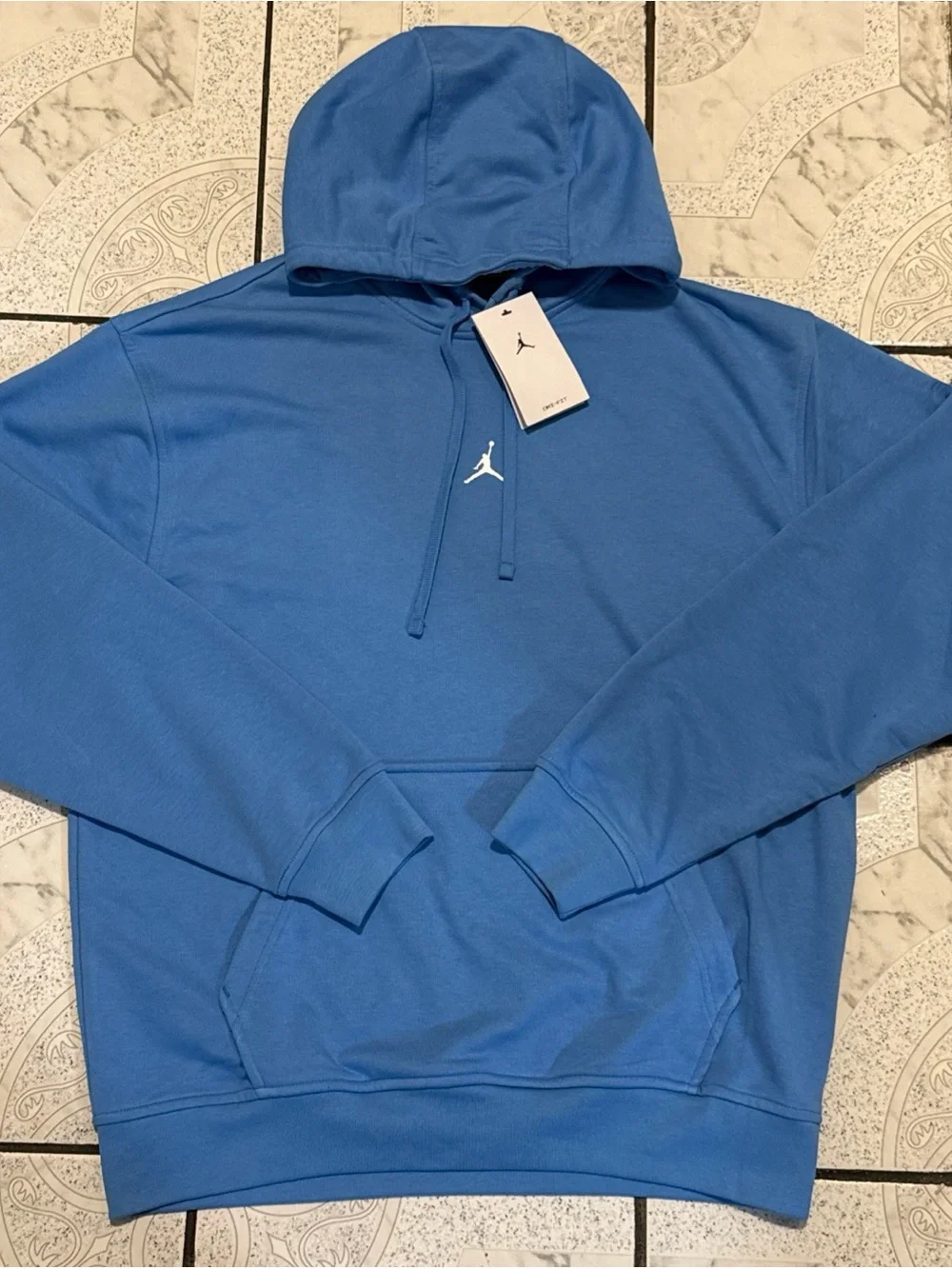 New Jordan Dri-FIT Sport Hoodie North Carolina Blue Men’s Size Medium FV8606-469